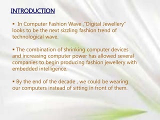 Digital jewellary | PPTX