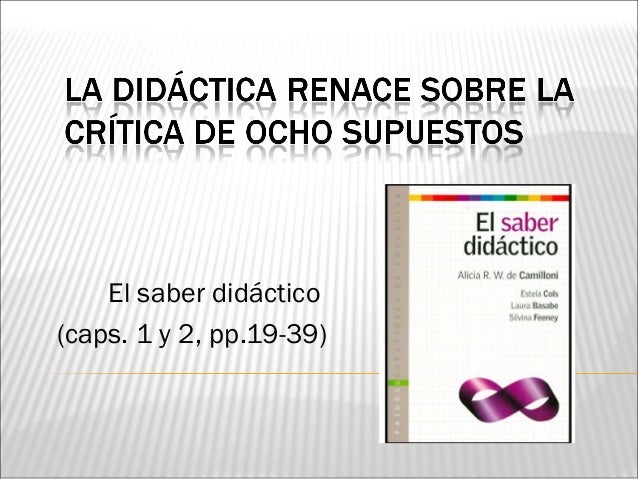 Didactica general y especifica