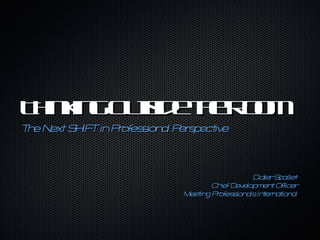 T inin O t e h R o
 h k g us te o m
          id
T e N t S IF in P of s a P s
 h ex H T        r es ion l er pective



                                               DidierS illet
                                                      ca
                                    Ch Dev
                                      ief   elopmen Of icer
                                                    t f
                             Meetin P of s a In er a ion l
                                   g r es ion ls t n t a
 