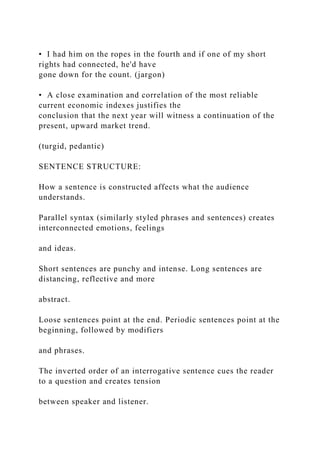 Sentence Rope DIDLS The Key to TONE Diction - the connotation of the wo.docx