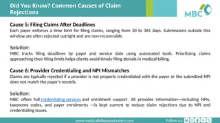 Did You Know Common Causes of Claim Rejections.pptx