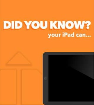 Did You Know Your iPad Can Do This?
