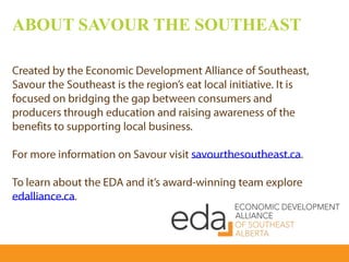 ABOUT SAVOUR THE SOUTHEAST
 
