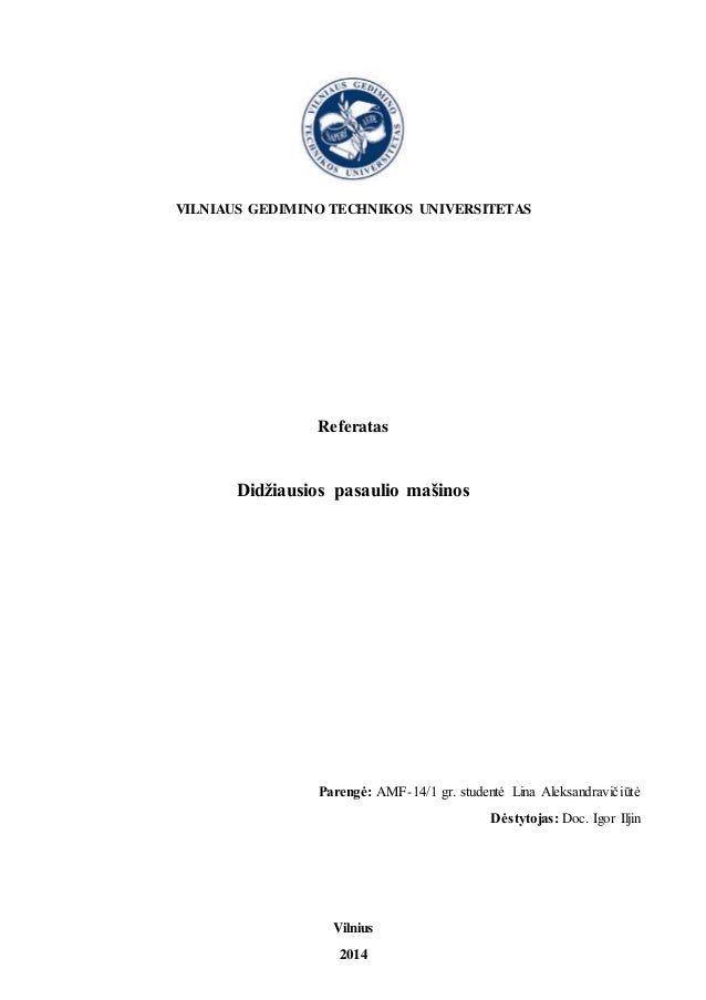 referatas
