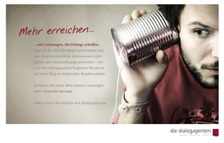 ... beruht auf Gegenseitigkeit.
Zumindest, wenn man ein Gespräch führt,
das beiden Parteien einen Mehrwert bieten soll.
Auch Zuhören ...
 