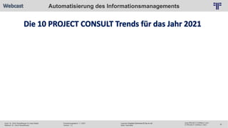 [DE] Die 10 PROJECT CONSULT Trends für das Information Management 2021 | Webcast [003] Slide 4
