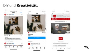 DIY und Kreativität.
 