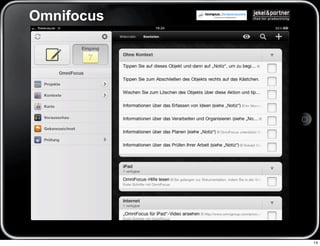 Omnifocus




            14
 