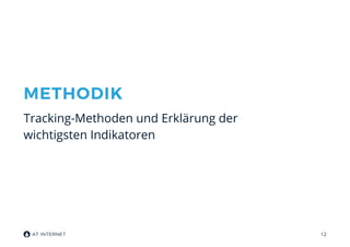 12
METHODIK
Tracking-Methoden und Erklärung der
wichtigsten Indikatoren
 