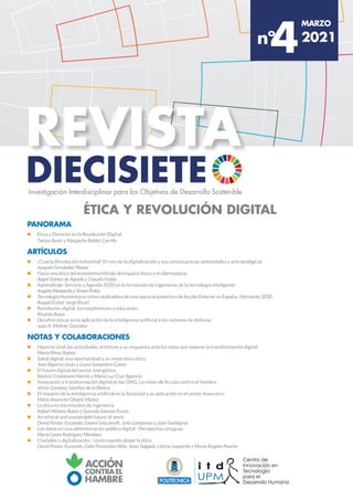 diecisiete
revista
MARZO
2021
4
nº
Investigación Interdisciplinar para los Objetivos de Desarrollo Sostenible
Ética y revo...