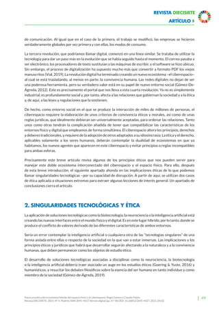 Ética y Revolución Digital . revista Diecisiete nº 4. 2021