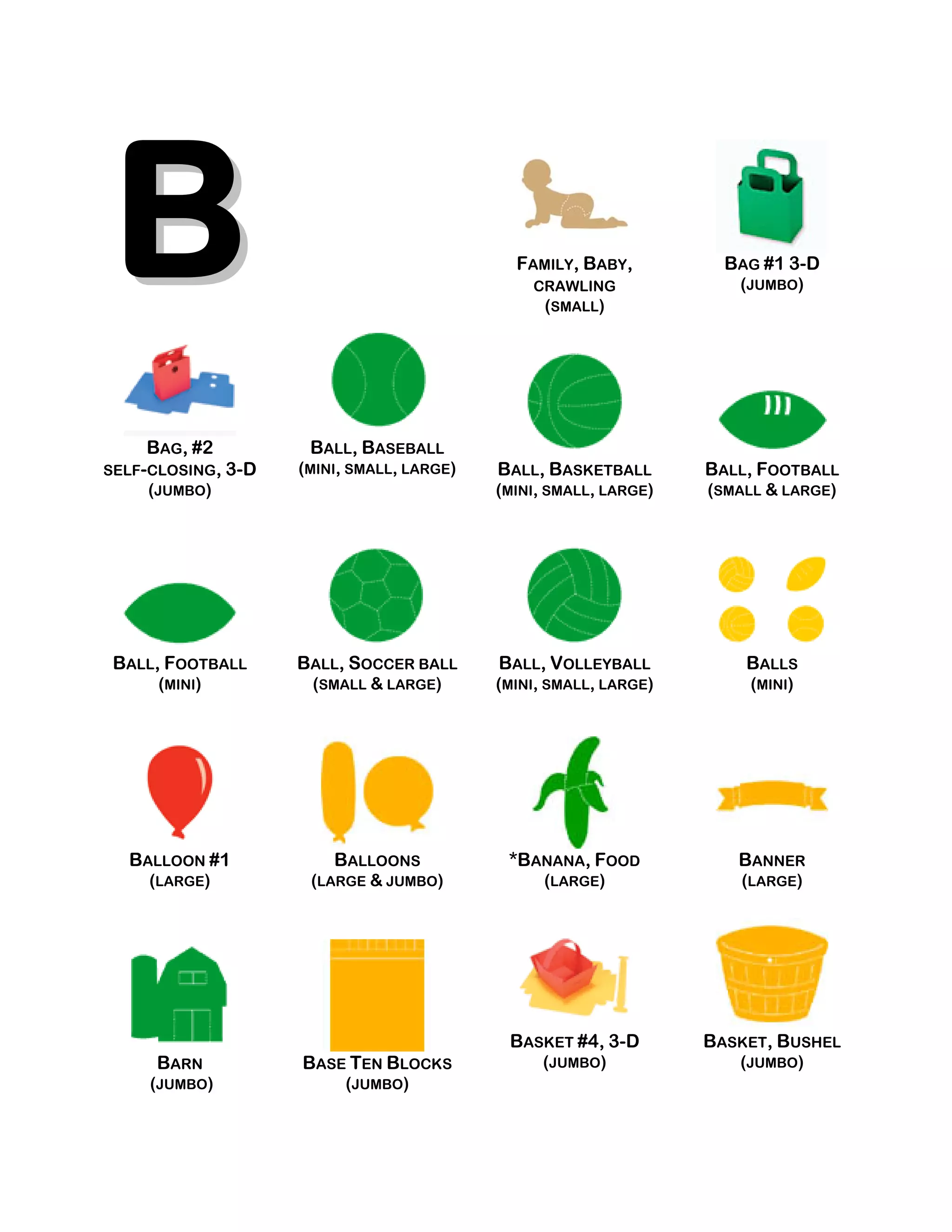 Die Cut Catalog at the TERC PDF