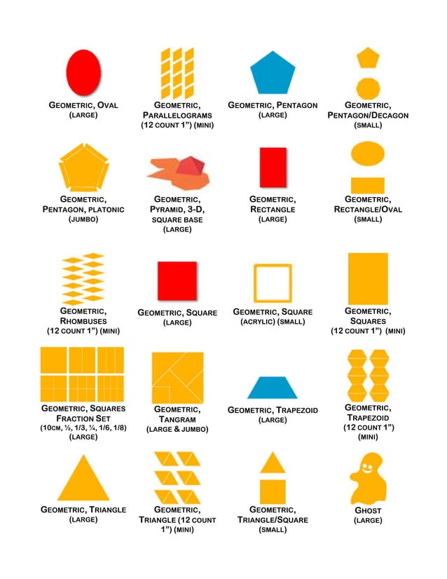 Die Cut Catalog at the TERC PDF