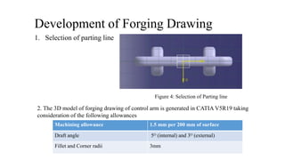 Parting Line In Forging Die design optimization and die stress analysis of control arm by ...