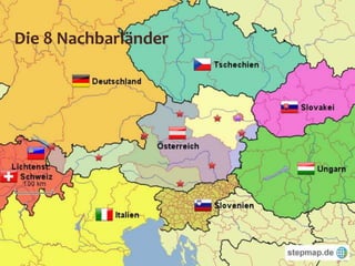 Die 8 Nachbarländer
 