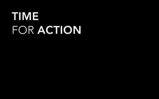 TIME
FOR ACTION

 
