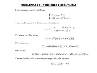PROBLEMAS CON FUNCIONES DISCONTINUAS
 