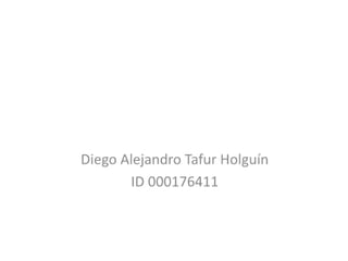 Diego alejandro tafur