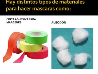 CINTA ADHESIVA PARA
MÁRGENES ALGODÓN
 