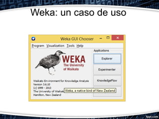 Weka: un caso de uso

 