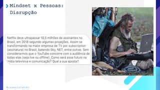 Mindset x Pessoas:
Disrupção
#casenintendo
 