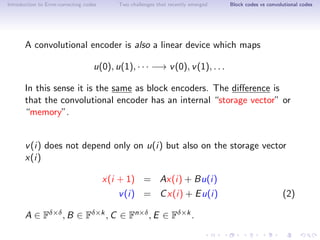 Error-Correcting codes: Application of convolutional codes to Video ...