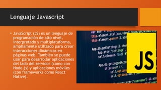 Lenguajes de Programación mas utilizados | PPTX