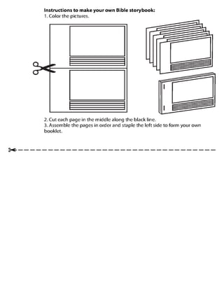 Die heilung des blinden Bartimäus - Malbuch