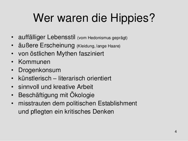 Hippies Lebensstil Hippies Lebensstil