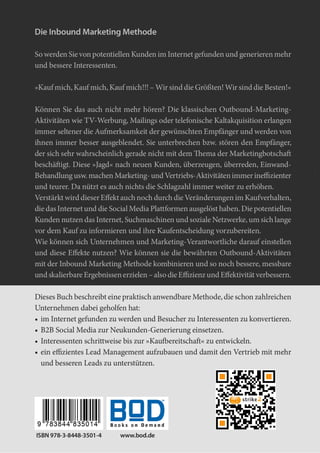 Die Inbound-Marketing-Methode Leseprobe Kapitel 6
