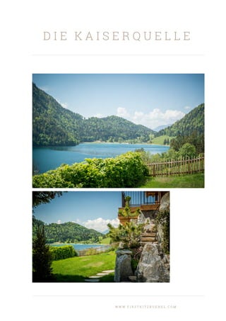 D I E K A I S E R Q U E L L E
W W W . F I R S T K I T Z B U E H E L . C O M
 