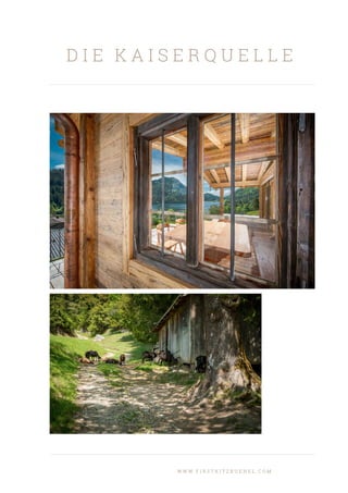 D I E K A I S E R Q U E L L E
W W W . F I R S T K I T Z B U E H E L . C O M
 