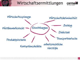Wirtschaftsermittlungen
7
 