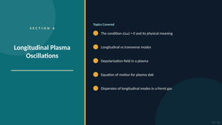 Comprehensive Analysis of Dielectric Function and Plasma Physics in ...