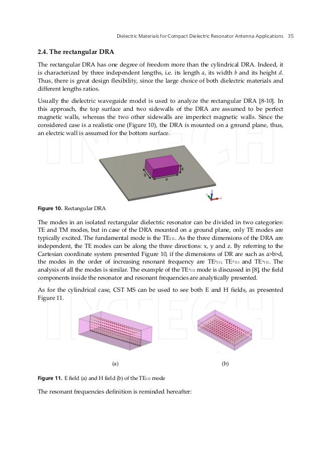 Dielectric resonator antenna applications