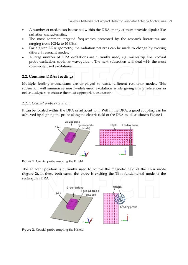 Dielectric resonator antenna applications