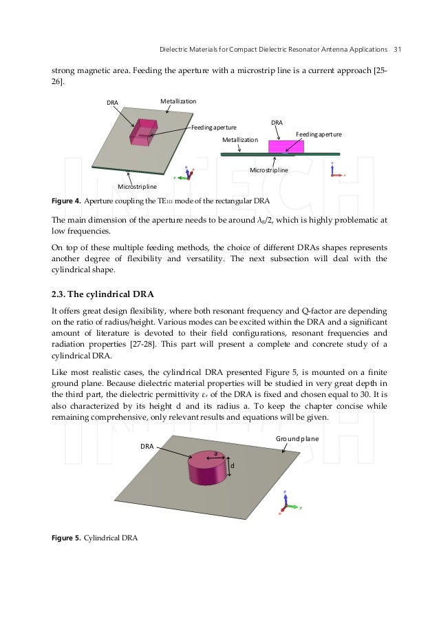 Dielectric resonator antenna applications