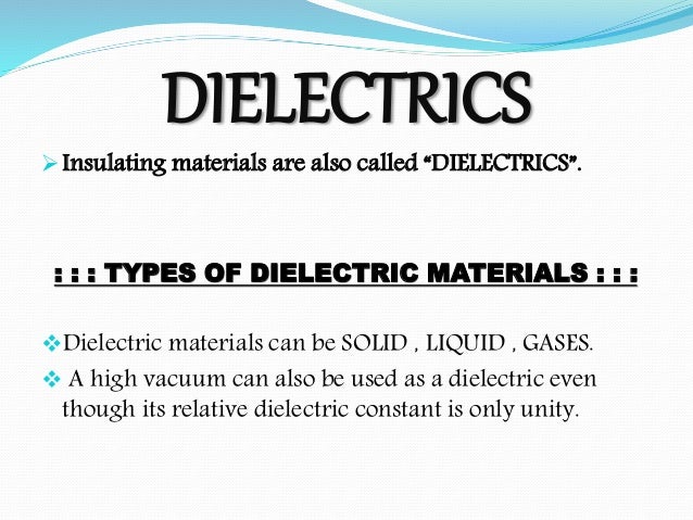 Image result for dielectric