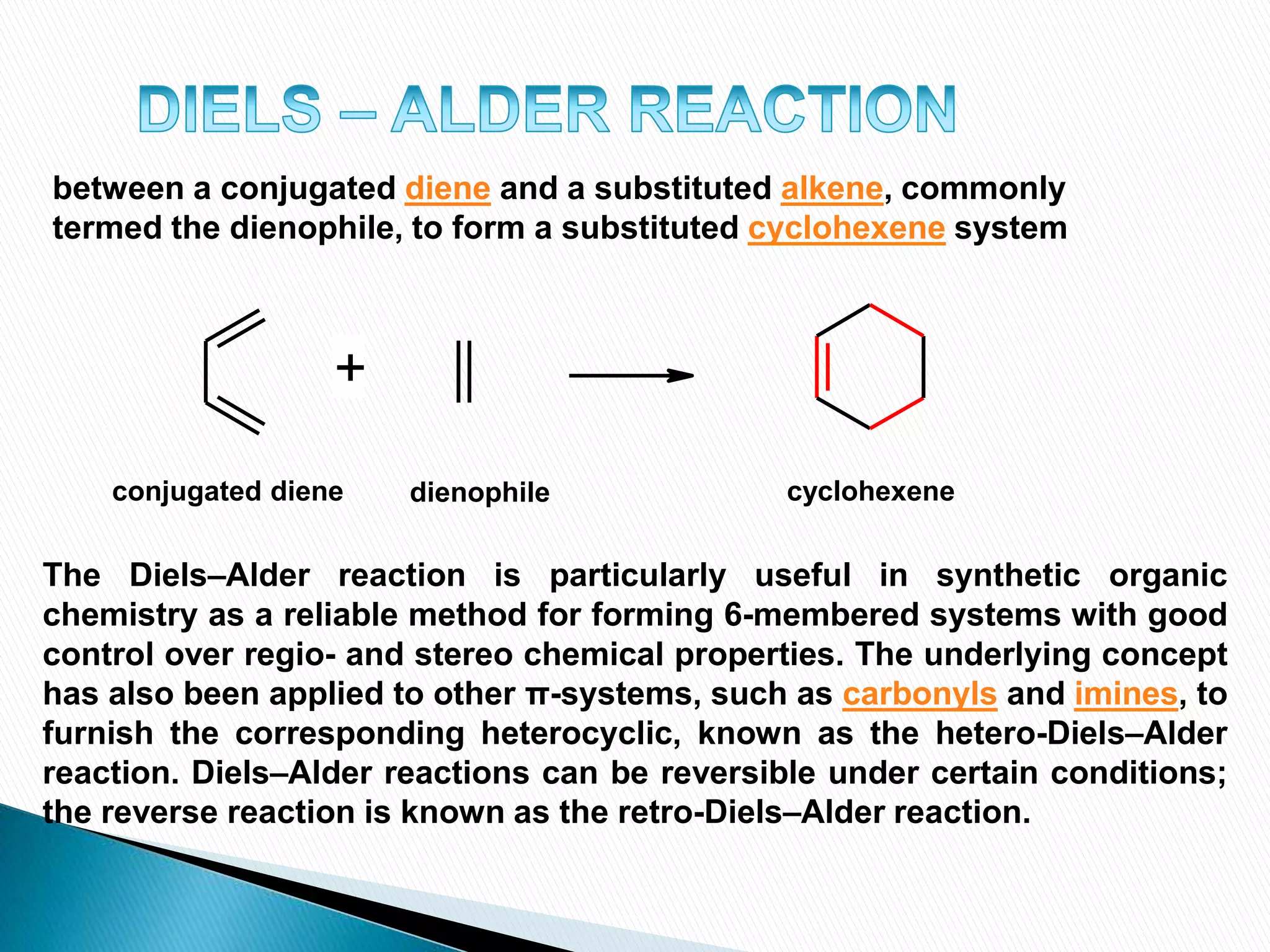 Diels Alder Reaction PPTX Diels Alder Reaction PPTX