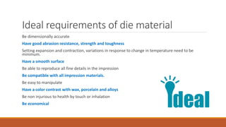 Die materials | PPTX