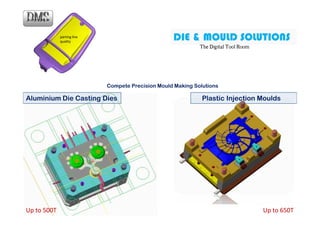 DIE & MOULD SOLUTIONS
The Digital Tool RoomThe Digital Tool RoomThe Digital Tool RoomThe Digital Tool Room
parting line
quality
Aluminium Die Casting Dies
Compete Precision Mould Making Solutions
Plastic Injection Moulds
Up to 650TUp to 500T
 
