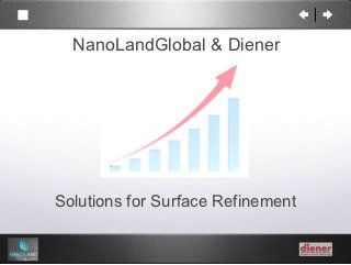 NanoLandGlobal & Diener




Solutions for Surface Refinement
 