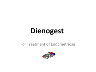 Dienogest
For Treatment of Endometriosis
 
