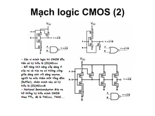 Mạch logic CMOS (2) 
