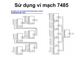Sử dụng vi mạch 7485 