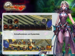 Schnellfunktionen und Systemliste

 