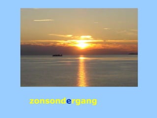 zonsondergang