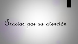Gracias por su atención