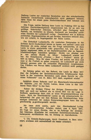 Die Reise Lenins durch Deutschland