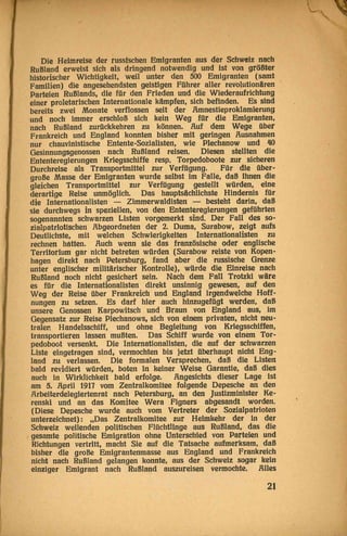 Die Reise Lenins durch Deutschland